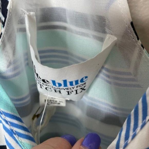 Alice Blue Stitch Fix Paolo Strap Top - Picture 2 of 4